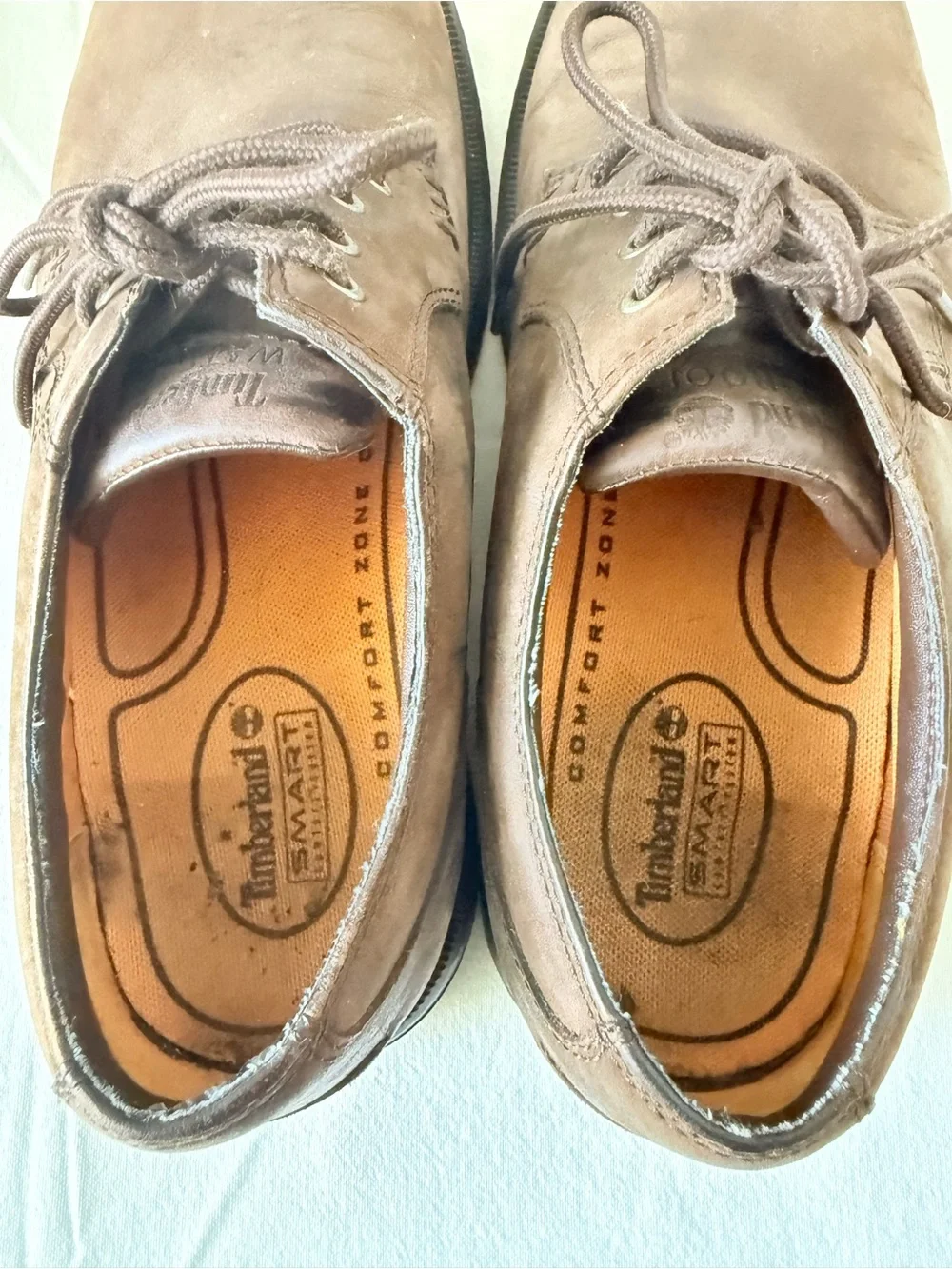 Timberland Waterproof Montgomery Bay Oxfords Mens Size 8 M Brown Leather